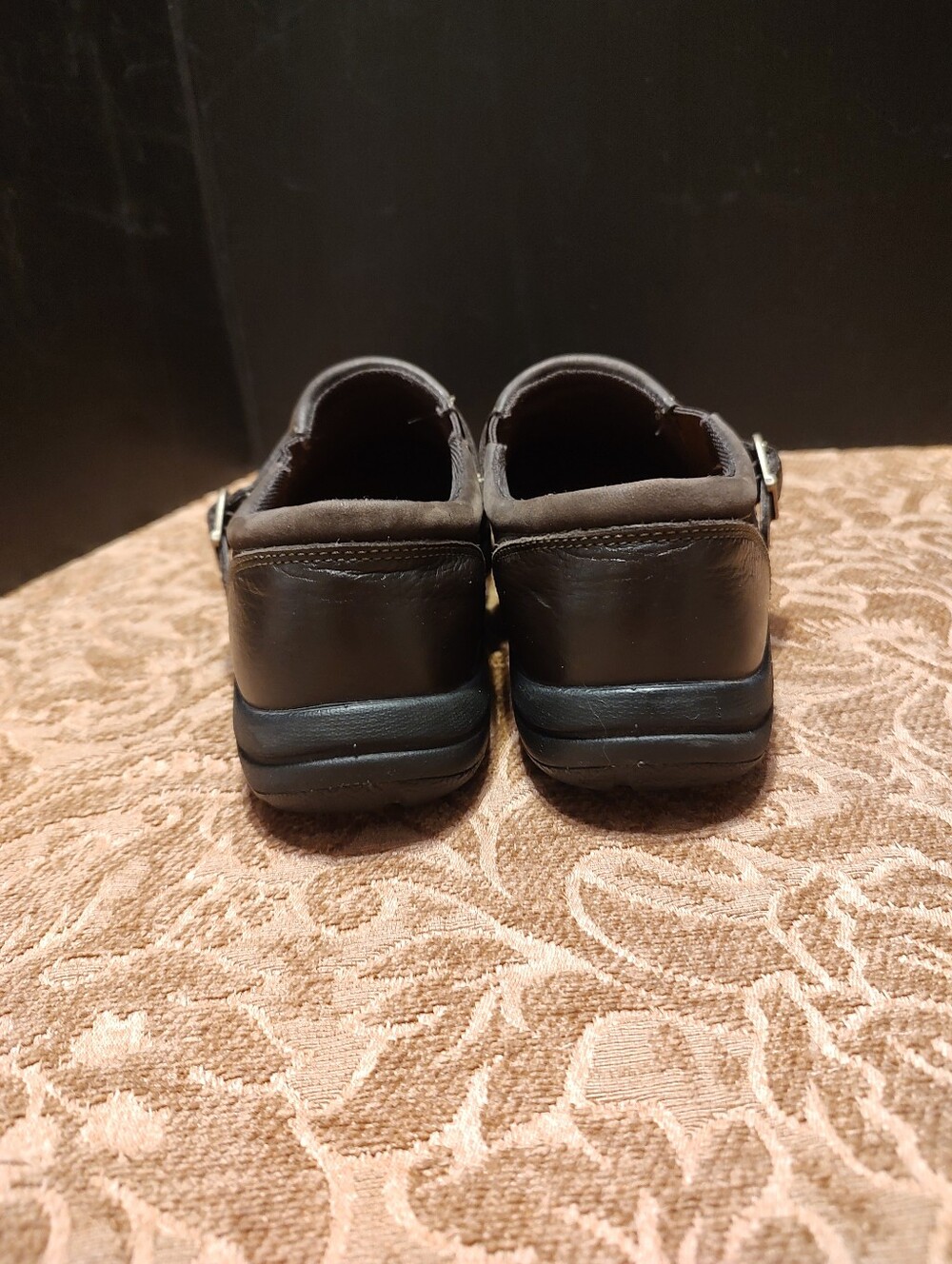 🍂🤎🍂 Fabulous Dassie Chocolate Brown Genuine Leather Buckle Loafers - 7.5M - Picture 8 of 15